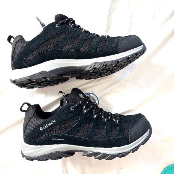 NWT Columbia Men\'s Crestwood Waterproof Black hiking Shoes SZ 10 main image 5